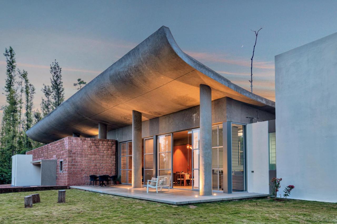 Saffronstays Cafella- A 3-Bdr Elliptical-Roof Villa In Chikmagalur Mudigere Exterior foto